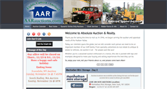Desktop Screenshot of aarauctions.com
